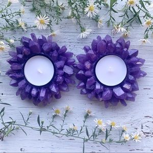 Handmade Crystal Tea lights